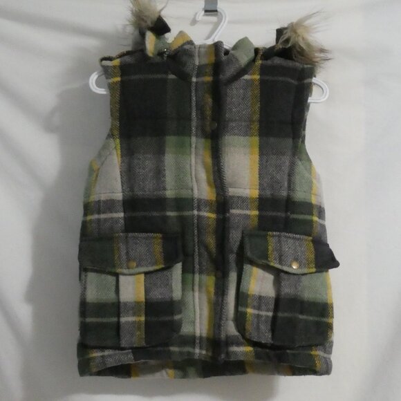 HERITAGE 1981 - An American Brand | medium | Plaid Vest | Removable Hoodie - Picture 2 of 16